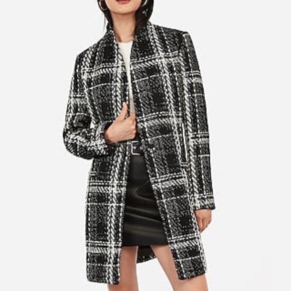 Express / Collarless One Burton Coat - Picture 1 of 5